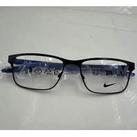 NIKE OPTICAL NIKE8130N 416 MEN'S GLASSES IN SATIN NAVY RACER BLUE 54-16-140