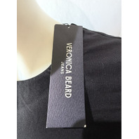 VERONICA BEARD WOMEN'S BENEDICT TEE BLACK J2511JY147T0920 SZ SMALL S