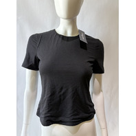 VERONICA BEARD WOMEN'S BENEDICT TEE BLACK J2511JY147T0920 SZ SMALL S