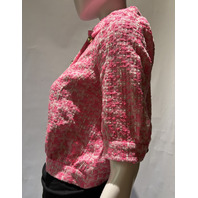 LILLY PULITZER MARCIANA BOUCLE JACKET 21983 CHERRY BLOSSOM PINK TWEDE SIZE 0