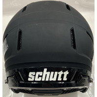 SCHUTT F7 PRO COLLEGE FOOTBALL HELMET SIZE L LARGE W/O FACE MASK - MATTE BLACK