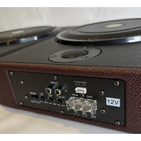 LOT OF 2 PERTORS 800W 10" UNDER SEAT SUBWOOFER POWERED CAR TRUCK SUB 12V BLACK