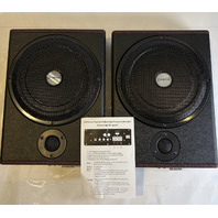 LOT OF 2 PERTORS 800W 10" UNDER SEAT SUBWOOFER POWERED CAR TRUCK SUB 12V BLACK