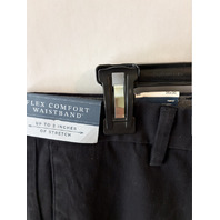 DOCKERS MEN'S SIGNATURE KHAKI CLASSIC FIT TROUSERS IRON FREE 36X30 COLOR BLACK