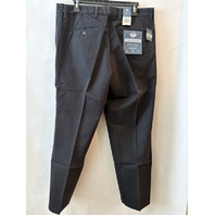 DOCKERS MEN'S SIGNATURE KHAKI CLASSIC FIT TROUSERS IRON FREE 36X30 COLOR BLACK