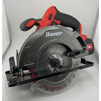 BAUER 20V CORDLESS 6 1/2" CIRCULAR SAW WITH 5AH 20V LITHIUM-ION BATTERY