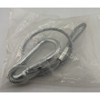 LOT OF 12 STAGE LIGHT SAFETY CABLE 100LB LOAD DUTY AND 4MM DIAMETER