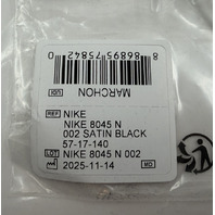 NIKE OPTICAL 8054 N 002 MEN'S GLASSES IN SATIN BLACK W HARD SHELL CASE 57-17-140