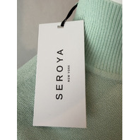 SEROYA WOMEN'S AMINE KNIT MAXI DRESS IN SPEARMINT SZ MEDIUM M S-SS25-4790-17