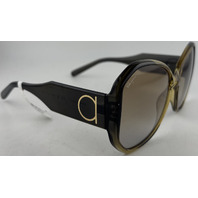 FERRAGAMO SF942S 61-17-145 WOMENS SUNGLASSES KAHKI BROWN LARGE LENS