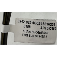 FERRAGAMO SF942S 61-17-145 WOMENS SUNGLASSES KAHKI BROWN LARGE LENS