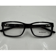 BURBERRY BE2108 3001 MEN'S GLASSES IN BLACK 54-15-140 BURBERRY SOFT SHELL CASE
