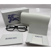 BURBERRY BE2108 3001 MEN'S GLASSES IN BLACK 54-15-140 BURBERRY SOFT SHELL CASE