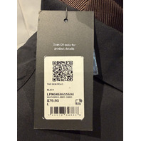 FABLETICS MEN'S THE DON GOLF POLO SHORT SLEEVE IN BLACK LPN 0475689331 SZ LARGE