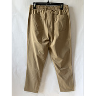 FABLETICS MEN'S THE DON STRAIGHT LEG PULL-ON PANT DARK TWILL SIZE MEDIUM REGULAR