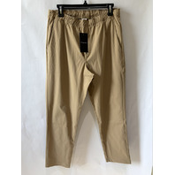 FABLETICS MEN'S THE DON STRAIGHT LEG PULL-ON PANT DARK TWILL SIZE MEDIUM REGULAR