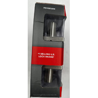 LOT OF 2 KWIKSET HALIFAX SATIN NICKEL DOOR HANDLE SECURITY SET 99910-067