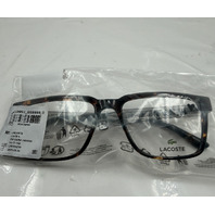 LACOSTE L2976 N 230 UNISEX ADULT GLASSES IN DARK HAVANA TORTOISE 55-17-150