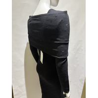 MAX MARA WOMEN'S WOOL YARD DRESS W SHOULDER COVERING SAMPLE MXM ADATTI SZ M