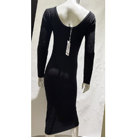 MAX MARA WOMEN'S WOOL YARD DRESS W SHOULDER COVERING SAMPLE MXM ADATTI SZ M