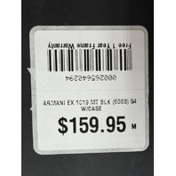 ARMANI EXCHANGE AX1019 6063 MENS GLASSES IN MATTE BLACK 54-17-140