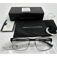 ARMANI EXCHANGE AX1019 6063 MENS GLASSES IN MATTE BLACK 54-17-140