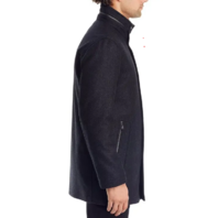 BOSS MEN'S H-CAMRON-234 CAMRON COAT SPECKLED NAVY TAILORED OVERCOAT SIZE 40R NWT