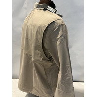 FABLETICS MEN'S THE DON POPOVER ANORAK BRUTALIST KHAKI LPN 0476868529 SZ MEDIUM