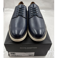 ALLEN EDMONDS MEN'S CARSON LACE UP DERBY DRESS SHOE COLOR NAVY 7258 SIZE 13D