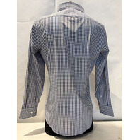 MIZZEN+MAIN MEN'S LEEWARD LS DRESS SHIRT PURPLE DUSK ALEX PLAID TBU61-PDA SZ L