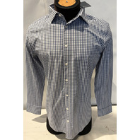 MIZZEN+MAIN MEN'S LEEWARD LS DRESS SHIRT PURPLE DUSK ALEX PLAID TBU61-PDA SZ L