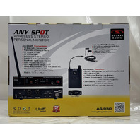 GALAXY AUDIO ANY SPOT AS-950 WIRELESS STEREO PERSONAL IN-EAR MONITOR SYSTEM