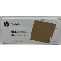 HP GENUINE PAGEWIDE 981YC ULTRA HIGH YIELD BLACK INK CARTRIDGE L0R20YC MARCH2029