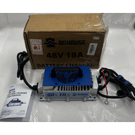 DC HOUSE 48V 18A LITHIUM BATTERY CHARGER 900W FAST CHARGER 100-240VAC