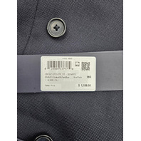 HUGO BOSS BECKHAM 50549202 DOUBLE-BREASTED SUIT IN VIRGIN WOOL 38R DARK BLUE