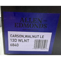 ALLEN EDMONDS MEN'S CARSON LACE UP DERBY DRESS SHOE COLOR WALNUT 6840 SIZE 13D