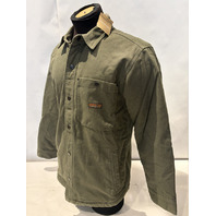 PATAGONIA MEN'S IRON FORGE FLEECE LINED JAC-SHIRT PINE NEEDLE GREEN SZ MEDIUM