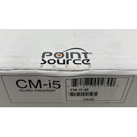 POINT SOURCE AUDIO CM-I5 IN-EAR INTERCOM HEADSET CM-I5-4F 4-PIN XLRF