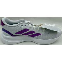 ADIDAS RUNFALCON 5 W JR3089 WOMENS SIZE 6 WHITE AND PURPLE RUNNING SHOES