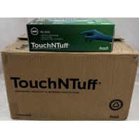 LOT OF 1000 ANSELL 92-600 TOUCHNTUFF SIZE LARGE NBR NITRILE DISPOSABLE GLOVES