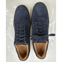 ALLEN EDMONDS MEN'S LIAM LACE UP SNEAKER SUEDE COLOR NAVY 7259 SIZE 10D