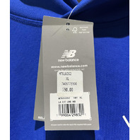 NEW BALANCE MEN'S BOSTON HERITAGE LOS ANGELES RELAXED HOODIE BLUE SZ XL MT61U2G2