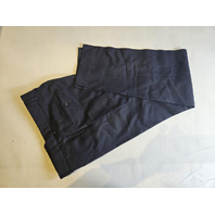 HUGO BOSS BECKHAM 50549196 TWO-PIECE SUIT VIRGIN WOOL SILK LINEN 42R DARK BLUE