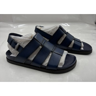 ALLEN EDMONDS DAMIEN FISHERMAN SANDAL COLOR NAVY 8196 SIZE 10D