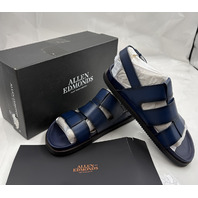 ALLEN EDMONDS DAMIEN FISHERMAN SANDAL COLOR NAVY 8196 SIZE 10D