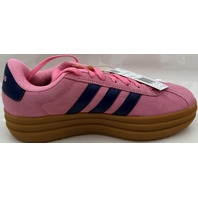 ADIDAS VL COURT BOLD JI1789 WOMENS SIZE 7.5 BLISS PINK DARK BLUE LIFESTYLE SHOES