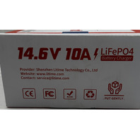 LI TIME LIFE AND DISCOVERY 14.6V 10A LIFEPO4 WATER PROOF BATTERY CHARGER 