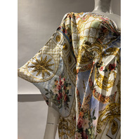 CAMILLA THRONE GAMES SHORT KAFTAN W/HARDWARE AND WAIST TIE ONE SIZE $775 SKAB025