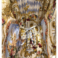 CAMILLA THRONE GAMES SHORT KAFTAN W/HARDWARE AND WAIST TIE ONE SIZE $775 SKAB025