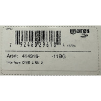 MARES 414316-11BG DIVE LINK 2 INTERFACE CLIP-ON COMPUTER COMMUNICATION DEVICE